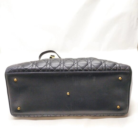 Authentic Christian Dior Leather Hand Bag mon429-110925 - Picture 9 of 16